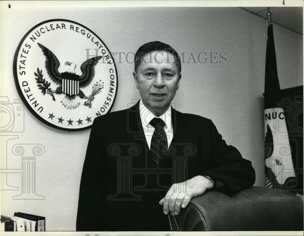 1983 Press Photo Nuclear Regulatory Commission Chairman Nunzio Palladino - Historic Images