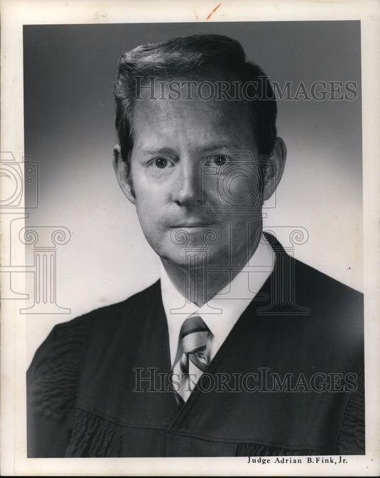 1972 Press Photo Adrian B Fink - cvp27289 - Historic Images