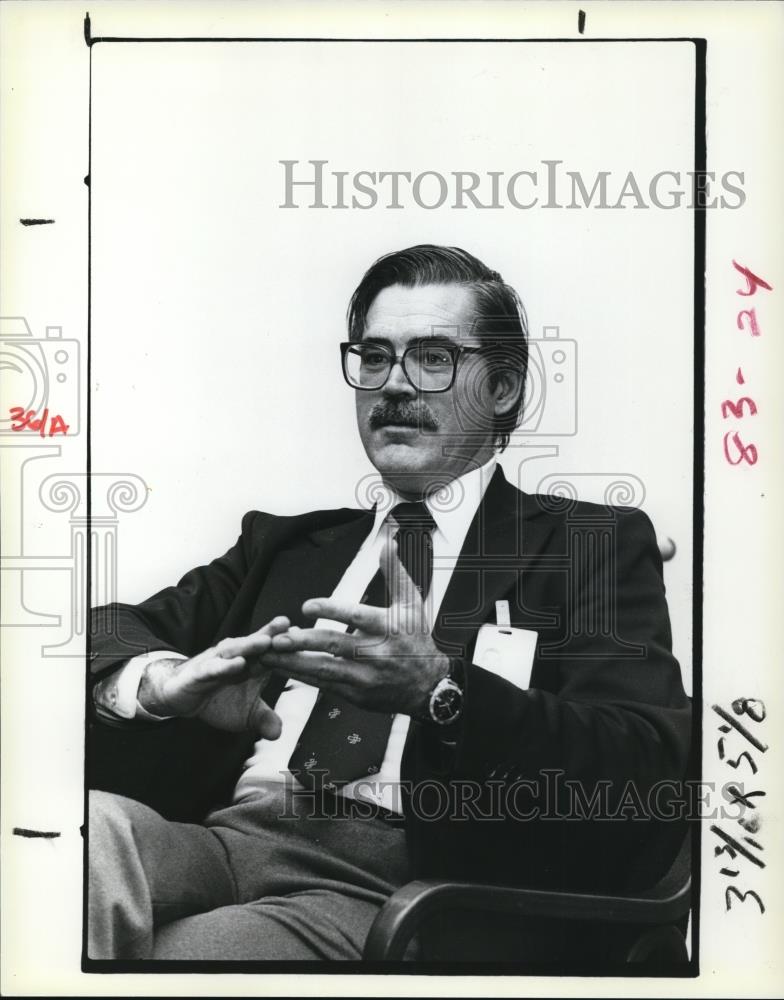 1979 Press Photo TE Poole, Director of the Logistics &amp; Support Department - Historic Images