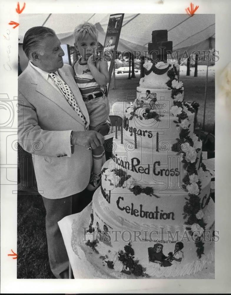 1981 Press Photo David F. Leahy, Cleveland red Cross centennial chairman - Historic Images