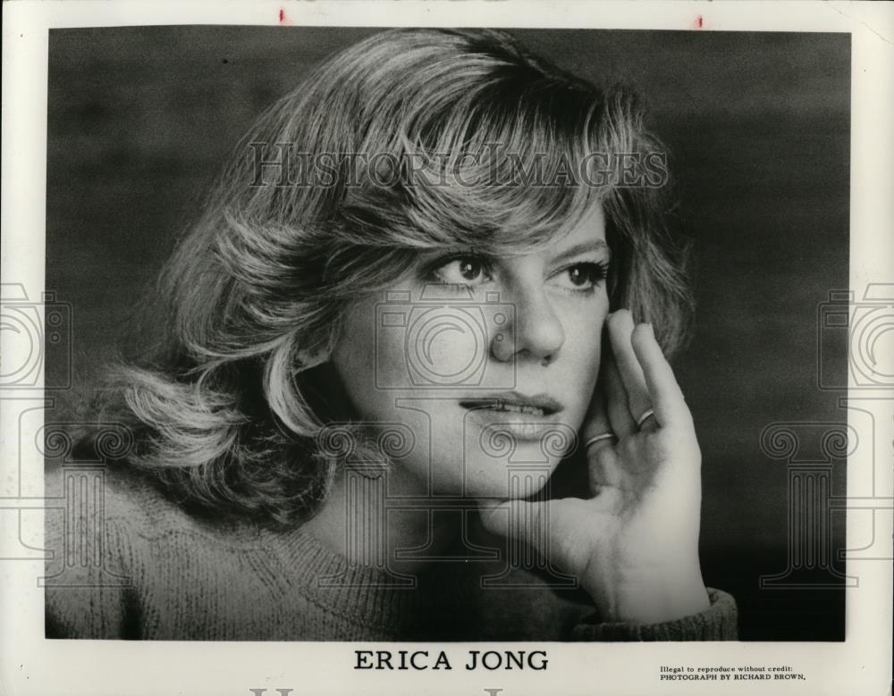 1980 Press Photo Erica Jong American Author - cvp26855 - Historic Images