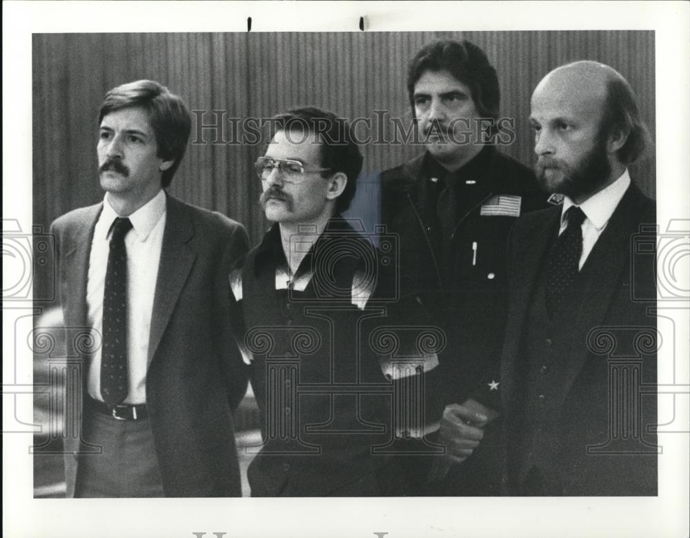 1983 Press Photo Ronald R. Reddish was charged guilty by the court jury - Historic Images