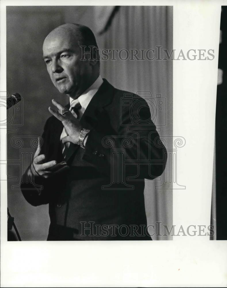 1981 Press Photo James McDonald President of General Motors - Historic Images