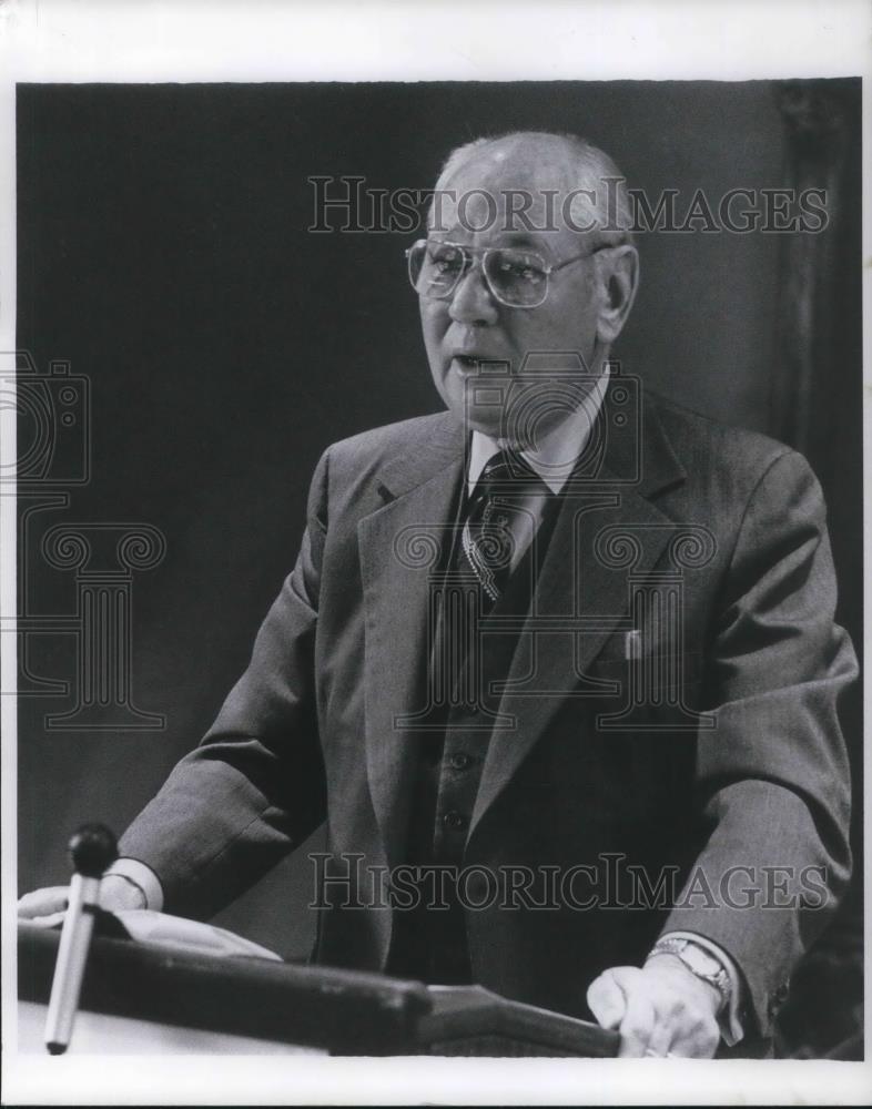 1979 Press Photo William C. Fine Vice President Finance Sherwin-Williams - Historic Images