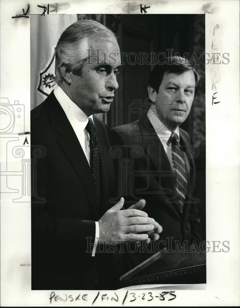 1985 Press Photo Roger Penske - Historic Images