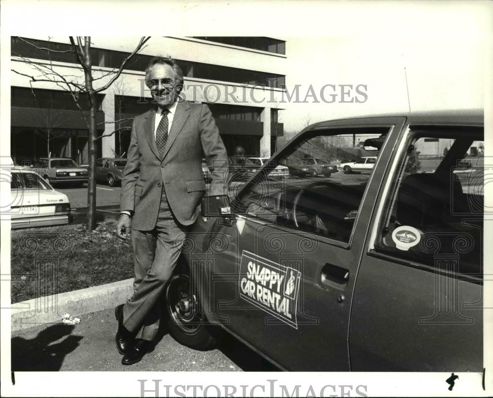 1985 Press Photo Snappy car rental president, Sanford Miller - Historic Images