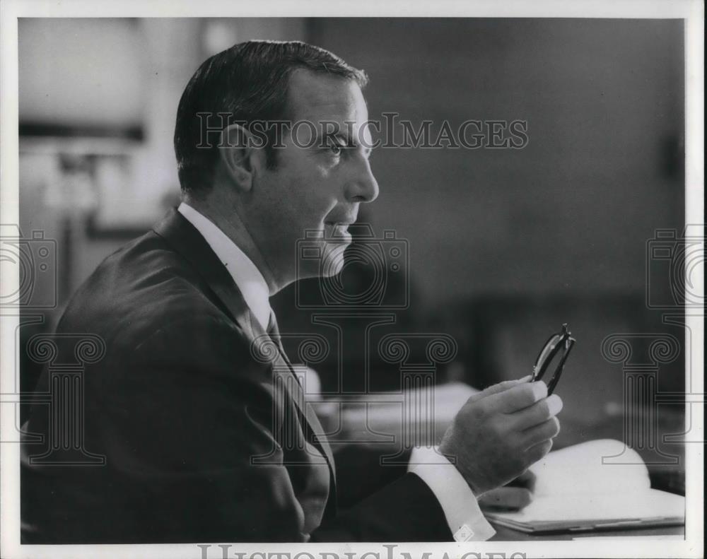 1971 Press Photo Paul H Henson President CEO United Utilities INC - cvp22176 - Historic Images