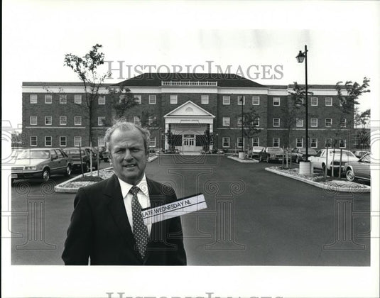 1986 Press Photo Ignatius Nacy Panzica General Contractor - Historic Images