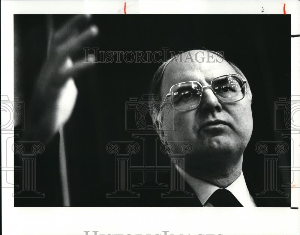 1987 Press Photo Ambassador Michael Novak - Historic Images