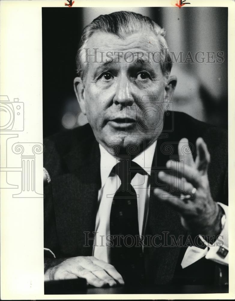 1981 Press Photo Donald T. Regan, Secretary of the Treasury - Historic Images