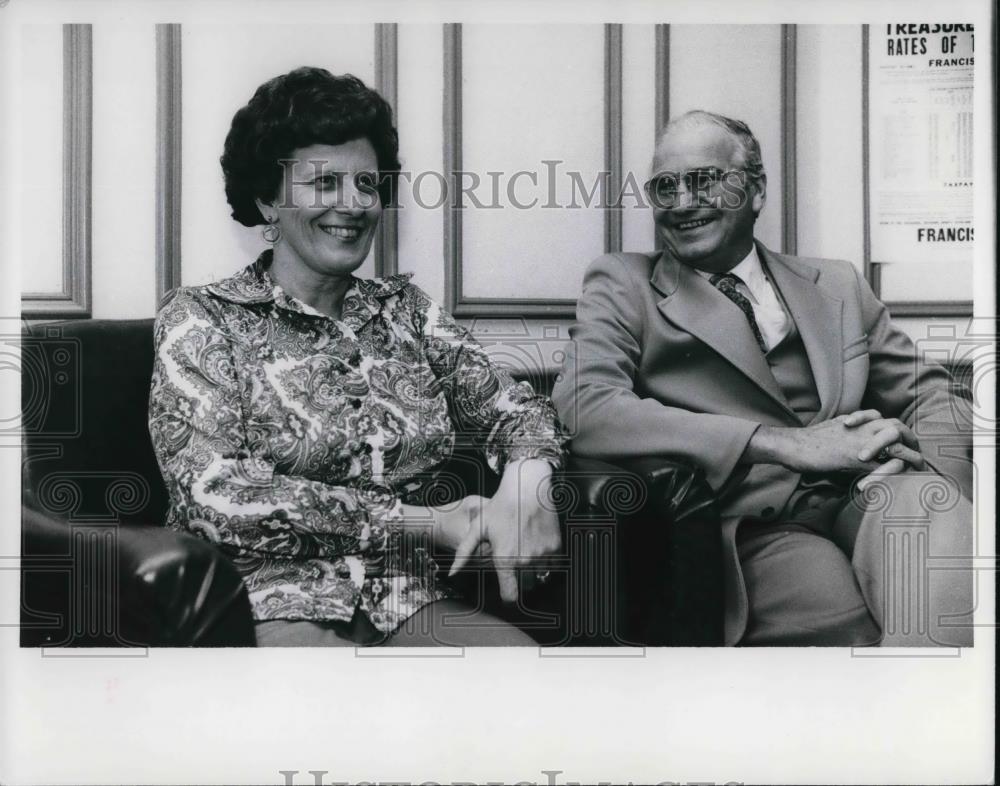 1978 Press Photo Mayor and Mrs. Harry Loder of North Royalton - Historic Images