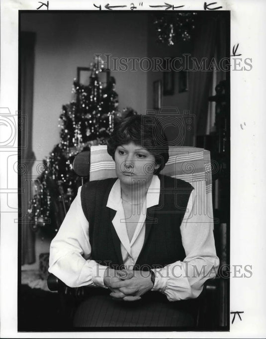 1986 Press Photo Patricia Malnar served on a Cuyahoga County Common Pleas Jury - Historic Images