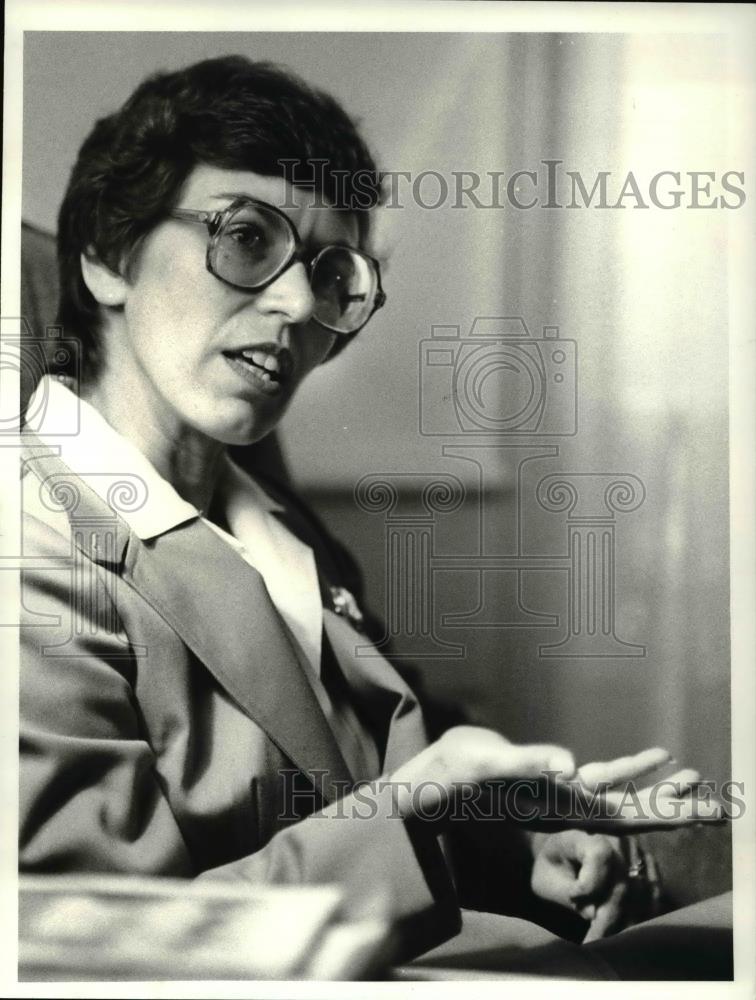 1981 Press Photo Linda Proffitt, Director of the Hospice Program - cva39772 - Historic Images