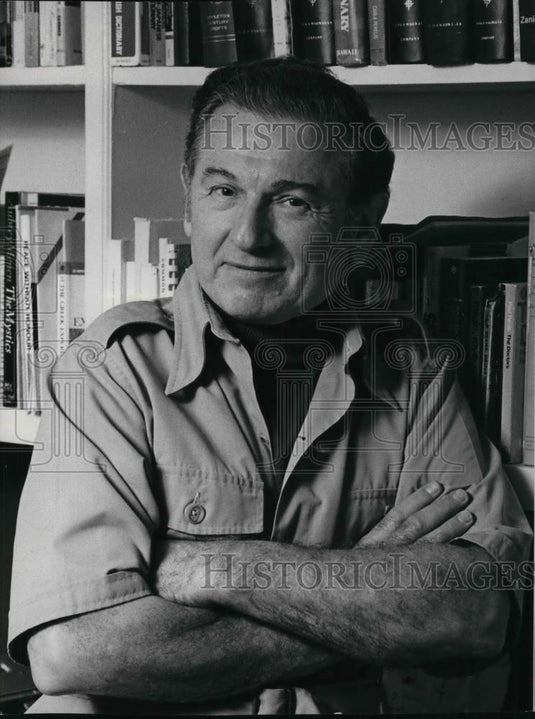 1978 Press Photo N. Richard Nash American Author Screenwriter in New York City - Historic Images