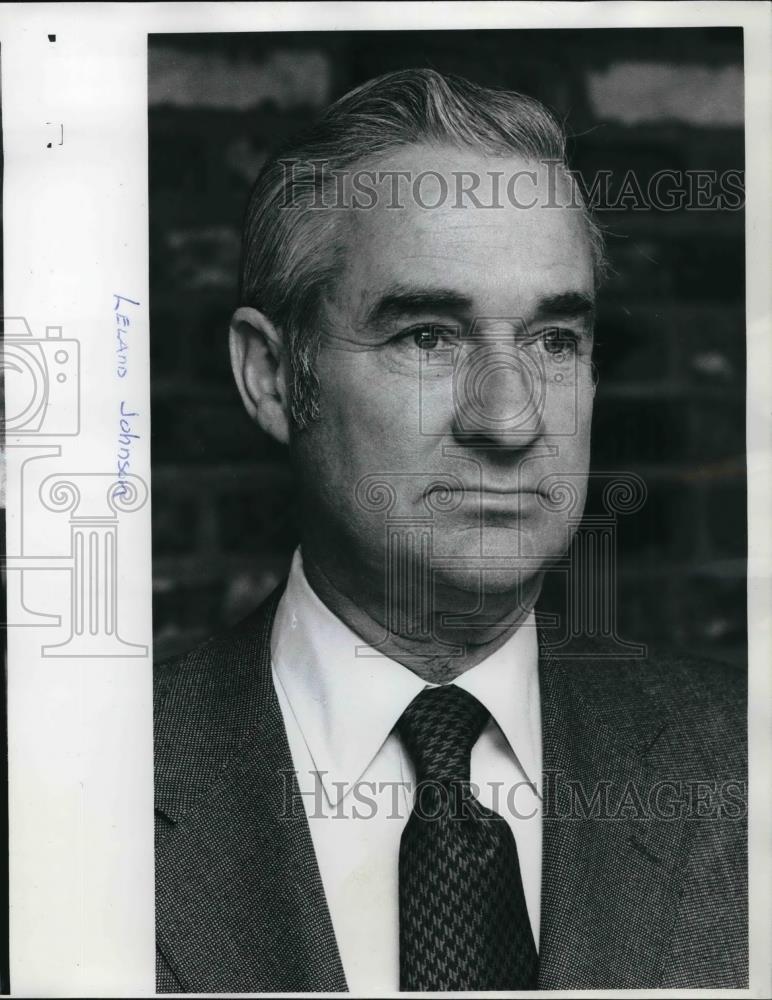 1974 Press Photo Leland Johnson ora44185 Historic Images