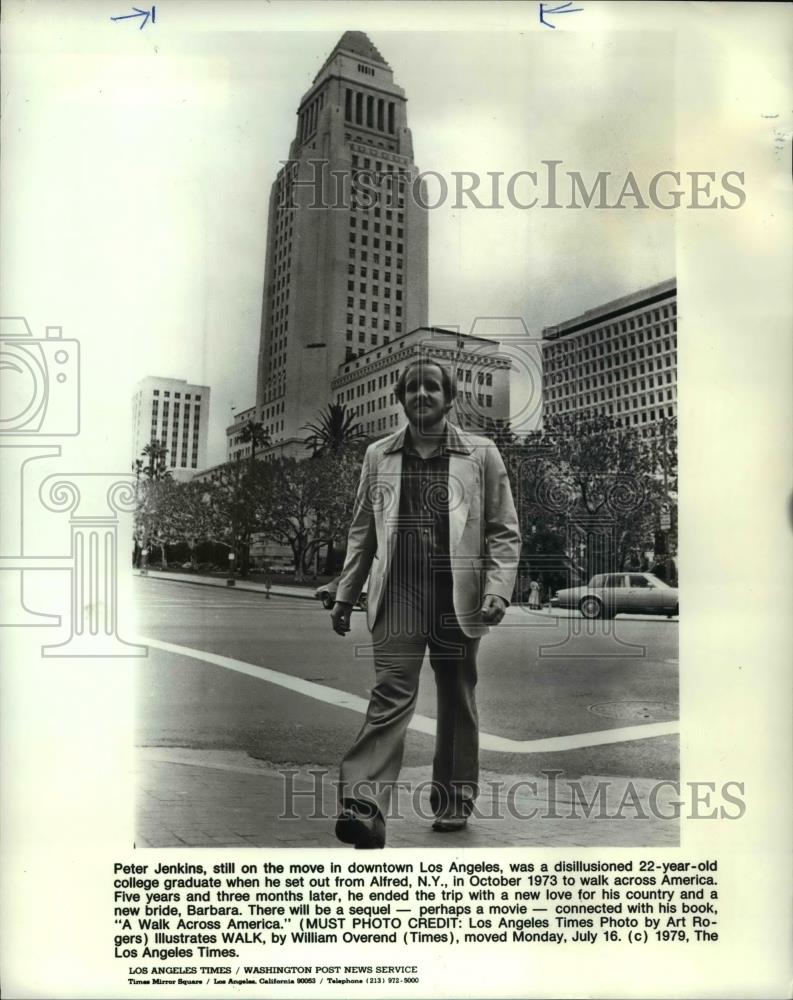 1979 Press Photo Peter Jenkins walk across America - ora47063 ...