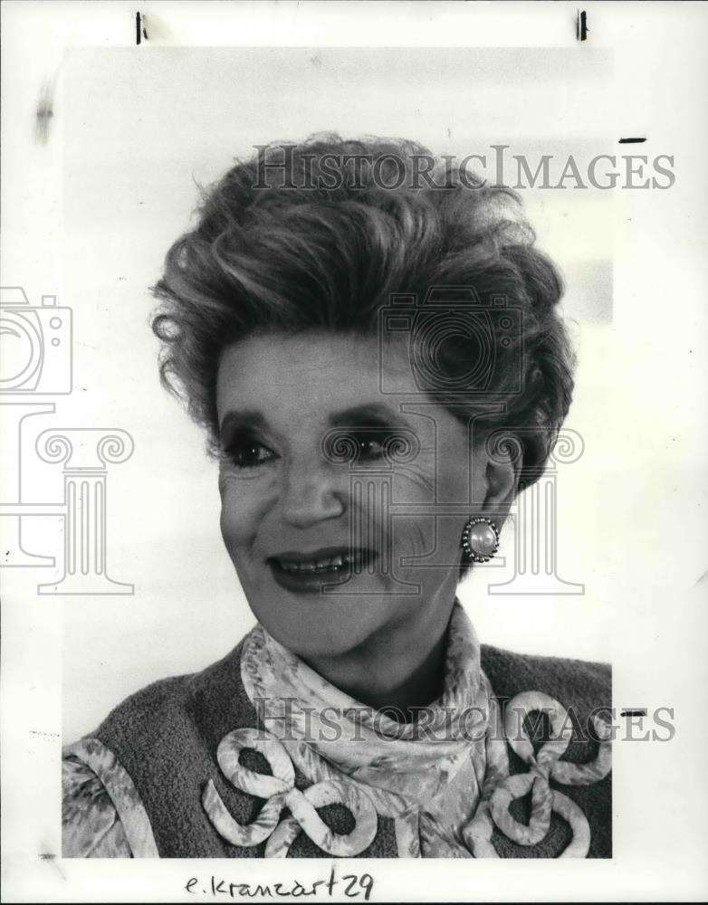 1986 Press Photo Judith Krantz, Jewish-American novelist - Historic Images