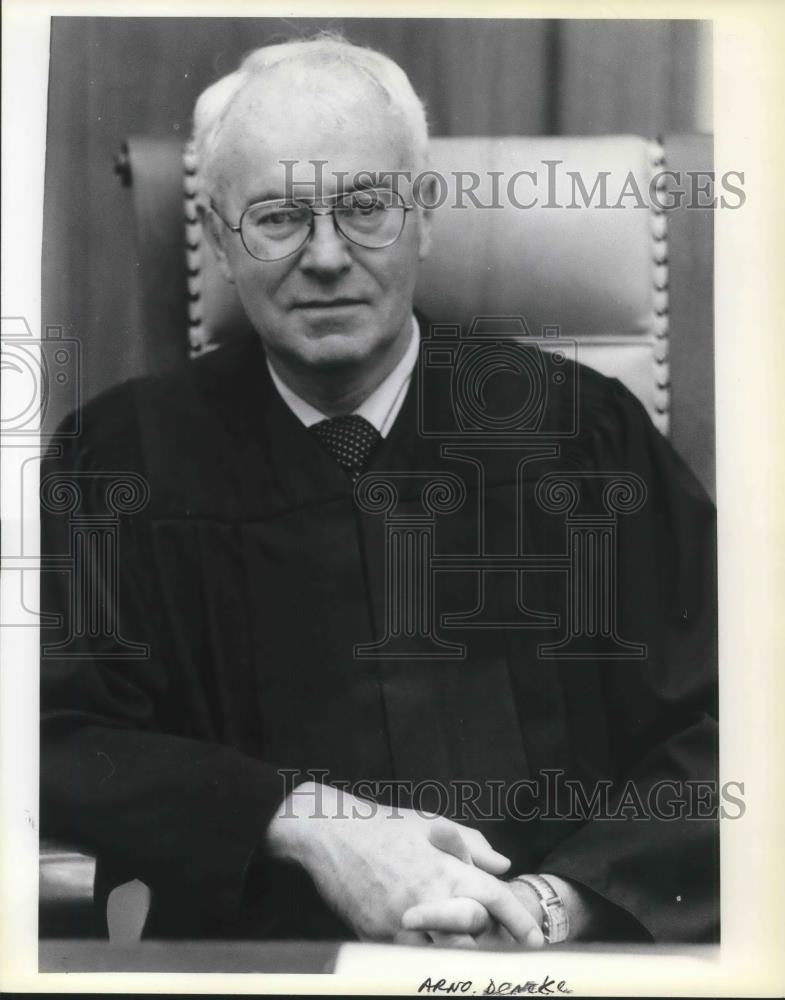 1980 Press Photo Denecke, Arno H., Oregon Supreme Court Chief Justice - ora17328 - Historic Images