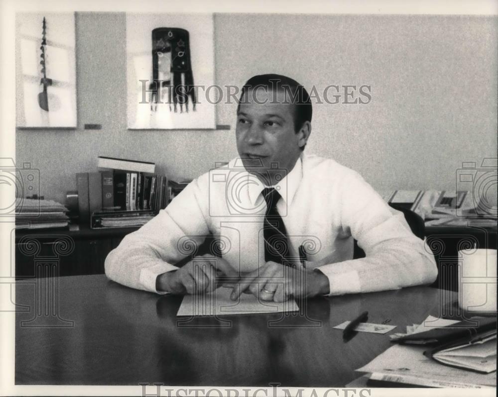1986 Press Photo Harold Heinze, President of Arco-Alaska, Inc. - cvp22193 - Historic Images