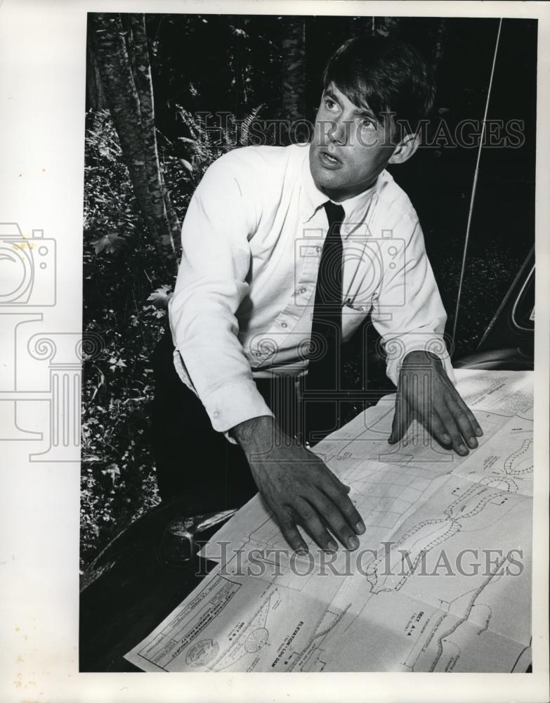 1970 Press Photo Linden Bowman Jr., graduating Portland State University student - Historic Images
