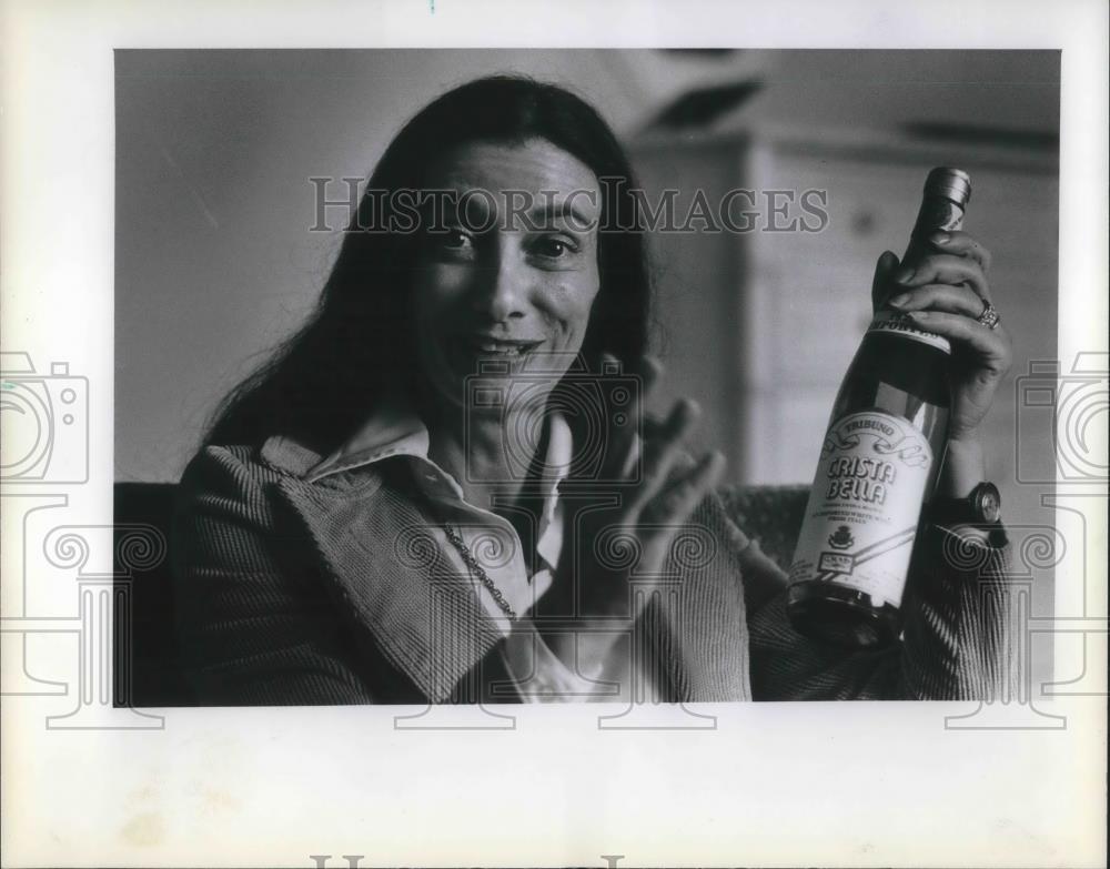 1978 Press Photo Contessa Diana Masieri Di Crezzo, enologist & Italian wine makr - Historic Images