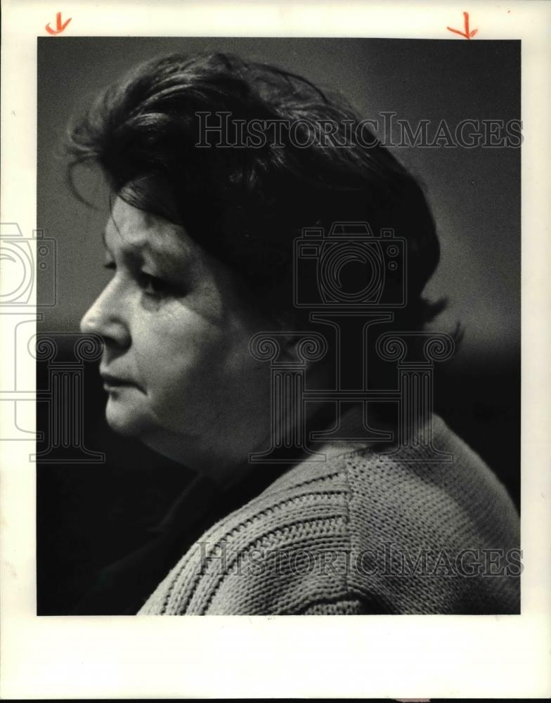 1981 Press Photo Dimple Podborny, Murder trial witness - Historic Images