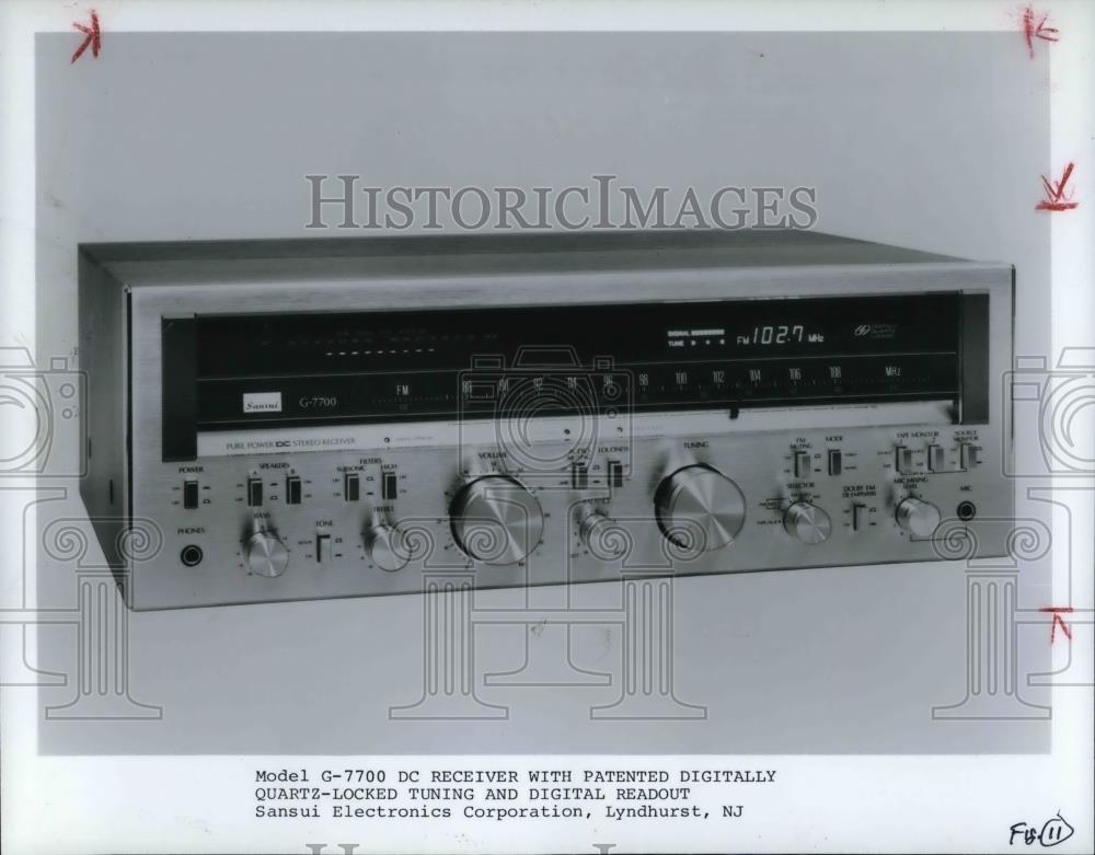 1979 Press Photo The DC receiver by Sansui Electronics Corporation - Historic Images