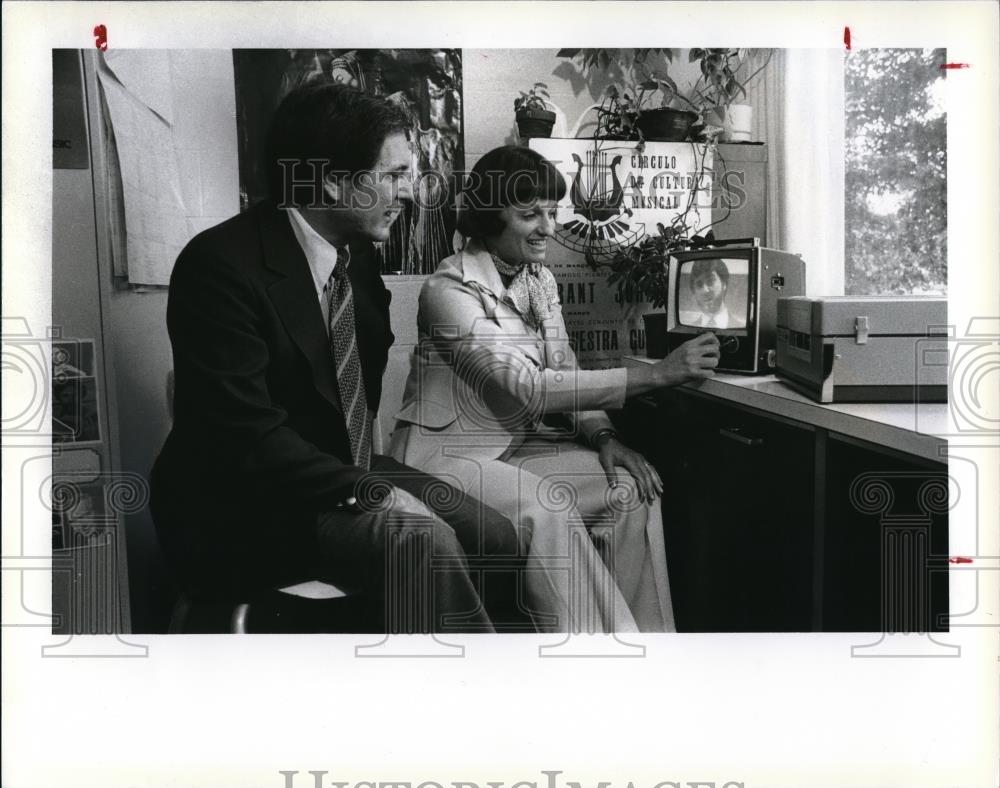 1978 Press Photo George Vassos and Rhoda Payne - Historic Images