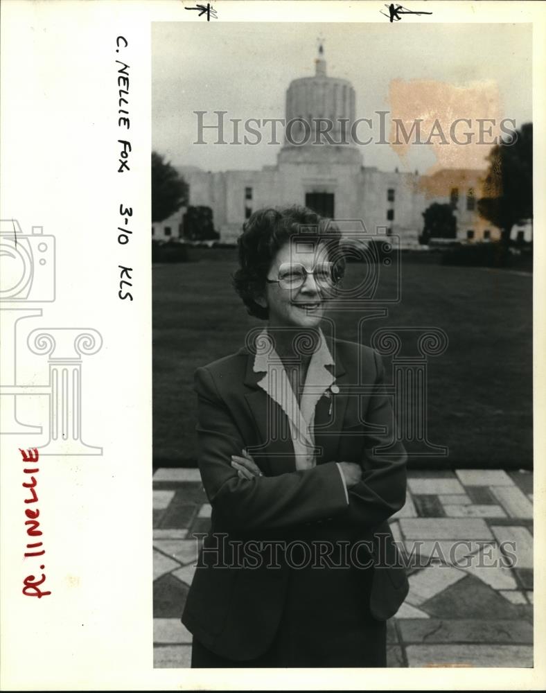 1985 Press Photo Nellie Fox, AFL-CIO's political and legislative director - Historic Images