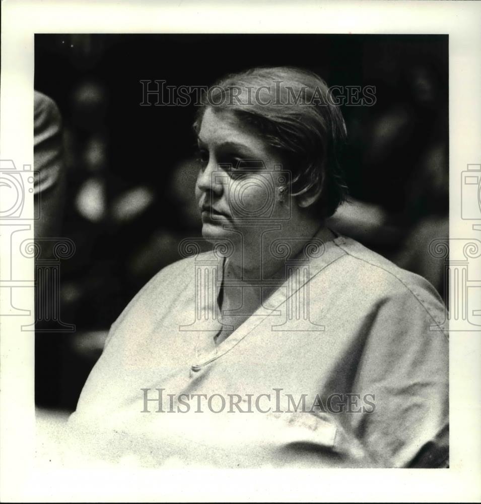 1981 Press Photo Lola Toney arraigned for disappearance of Henry Podborny - Historic Images