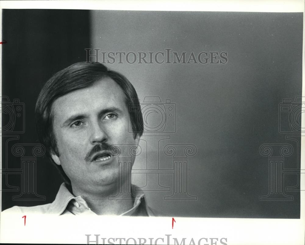 1980 Press Photo Chief Charles Fessler, one of 40 top police officers - ora29271 - Historic Images