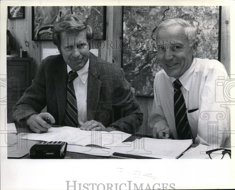 1979 Press Photo President Michael P Hollern of Brooks Scanlon Inc - ora36197 - Historic Images