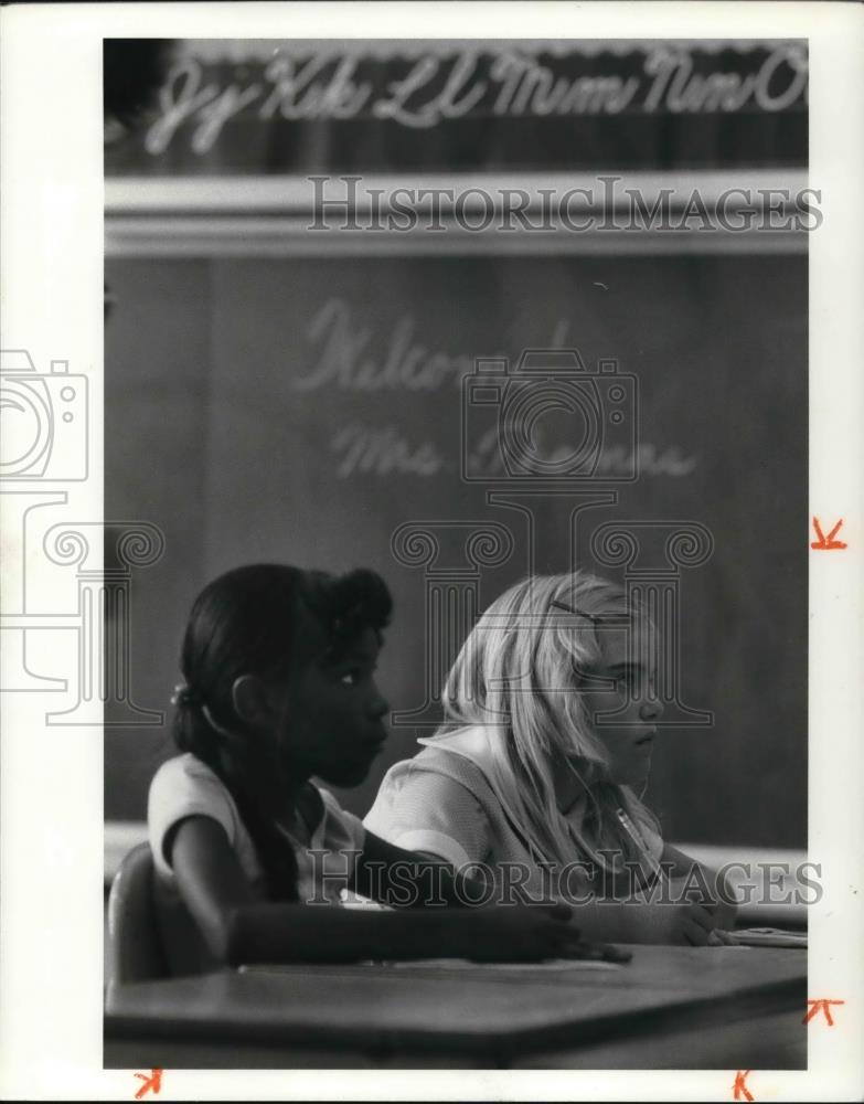 1979 Press Photo Cleveland School Integration - Historic Images