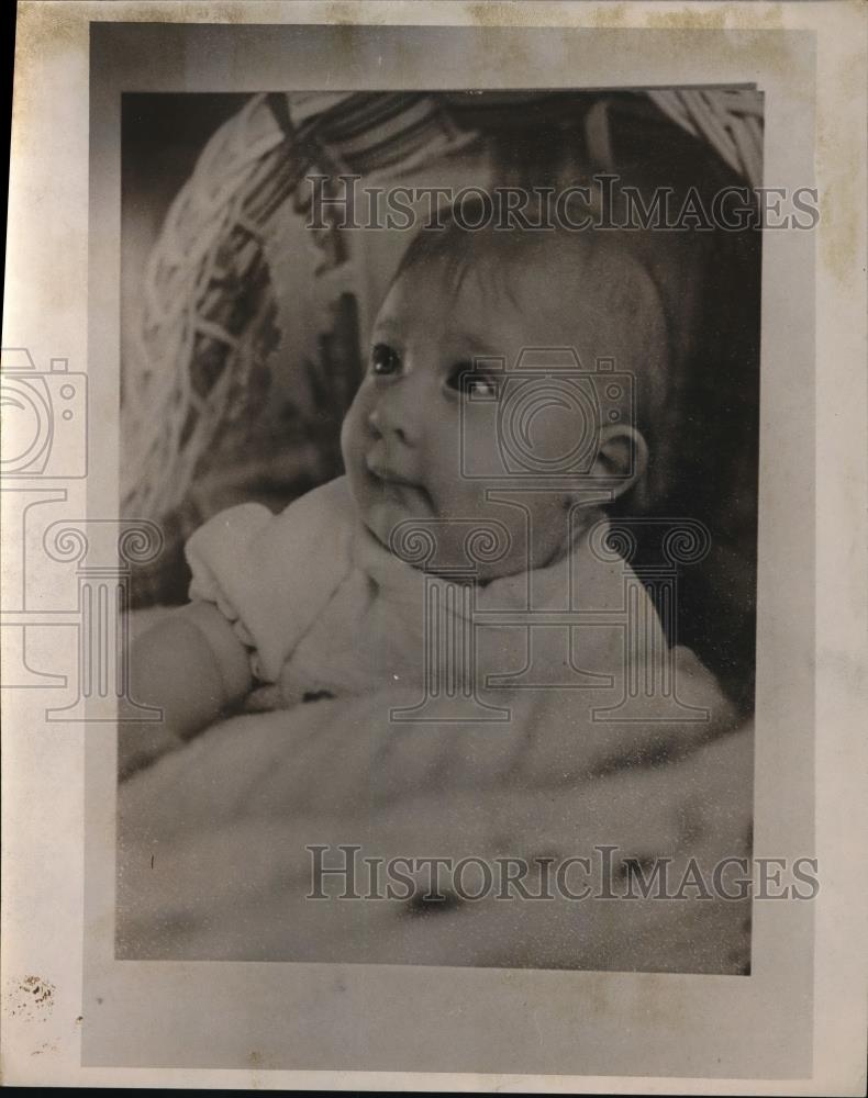 1973 Press Photo Rescued from snow 5-month-old Emily McIntire - ora34711 - Historic Images