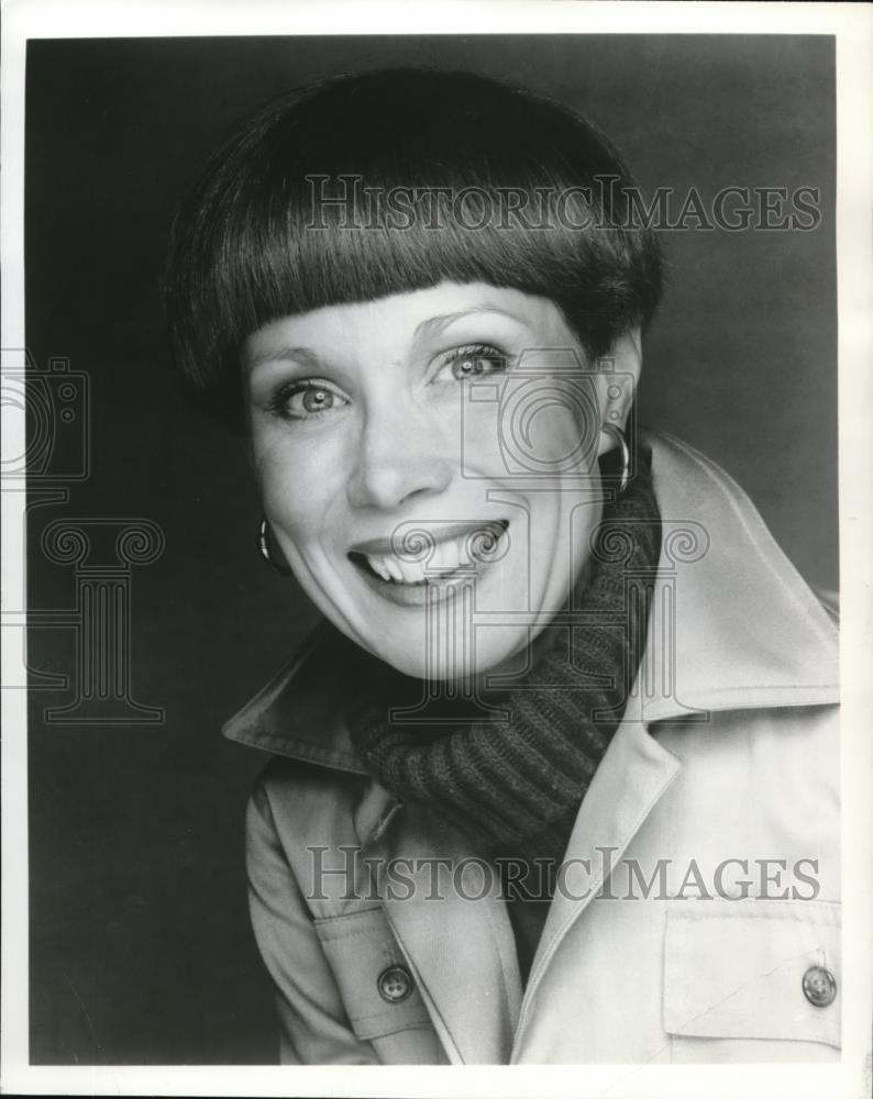 1977 Press Photo Marilyn Gould, fashion cnslt Sole Leather Council, imported - Historic Images