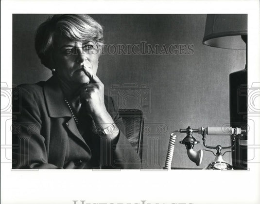 1985 Press Photo Geraldine Ferraro - Historic Images