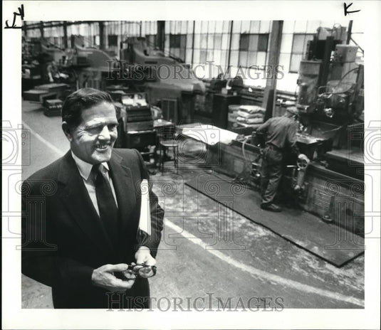 1984 Press Photo Kevin O' Donnell at SIFCO Industries - Historic Images