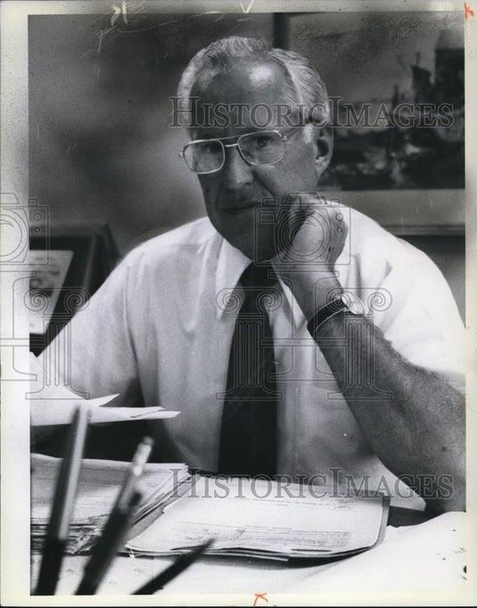 1978 Press Photo Robert H. Ramsey President Cleveland Better Business Bureau - Historic Images