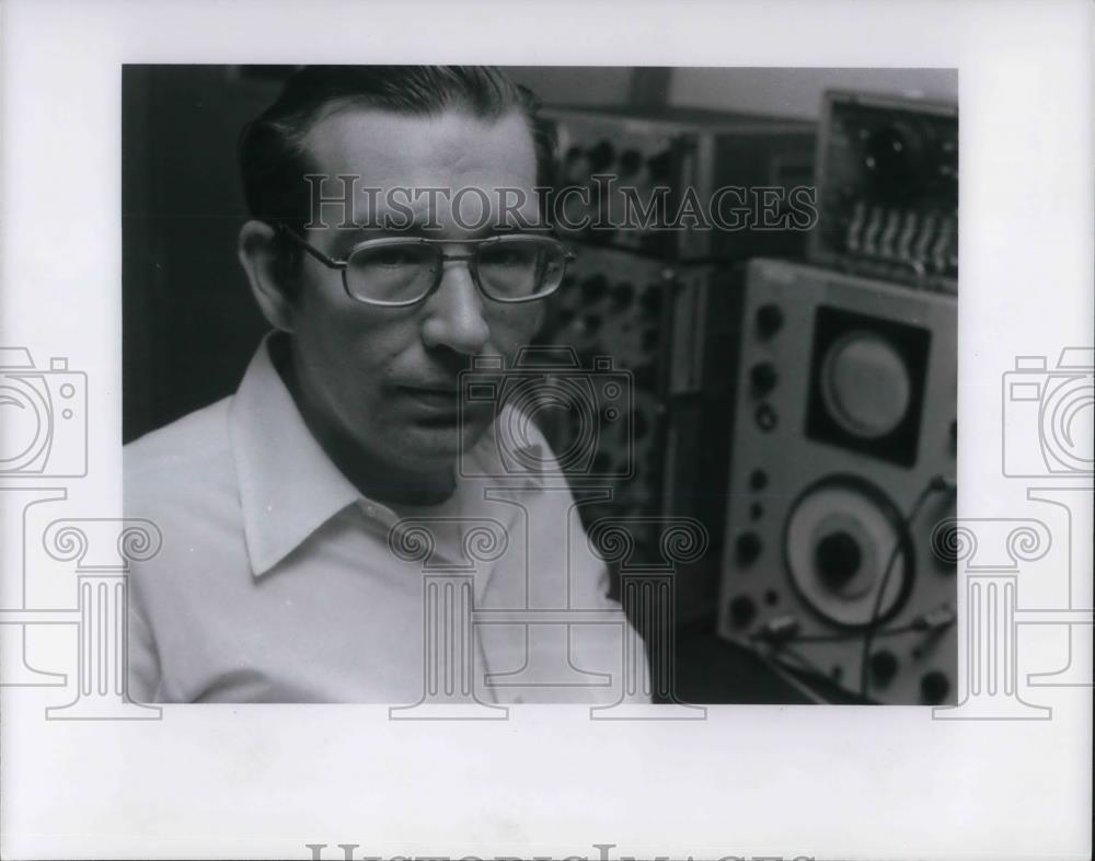 1978 Press Photo George W. Herron, Doctor of Engineering Student, CSU - Historic Images