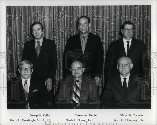 1971 Press Photo The Finney Company George Kollar, Thomas Pfeiffer, Morris Finne - Historic Images