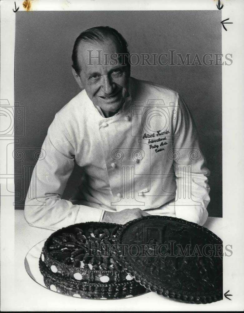 1985 Press Photo Albert Kumin, Jimmy Carters pasrty chef - Historic Images