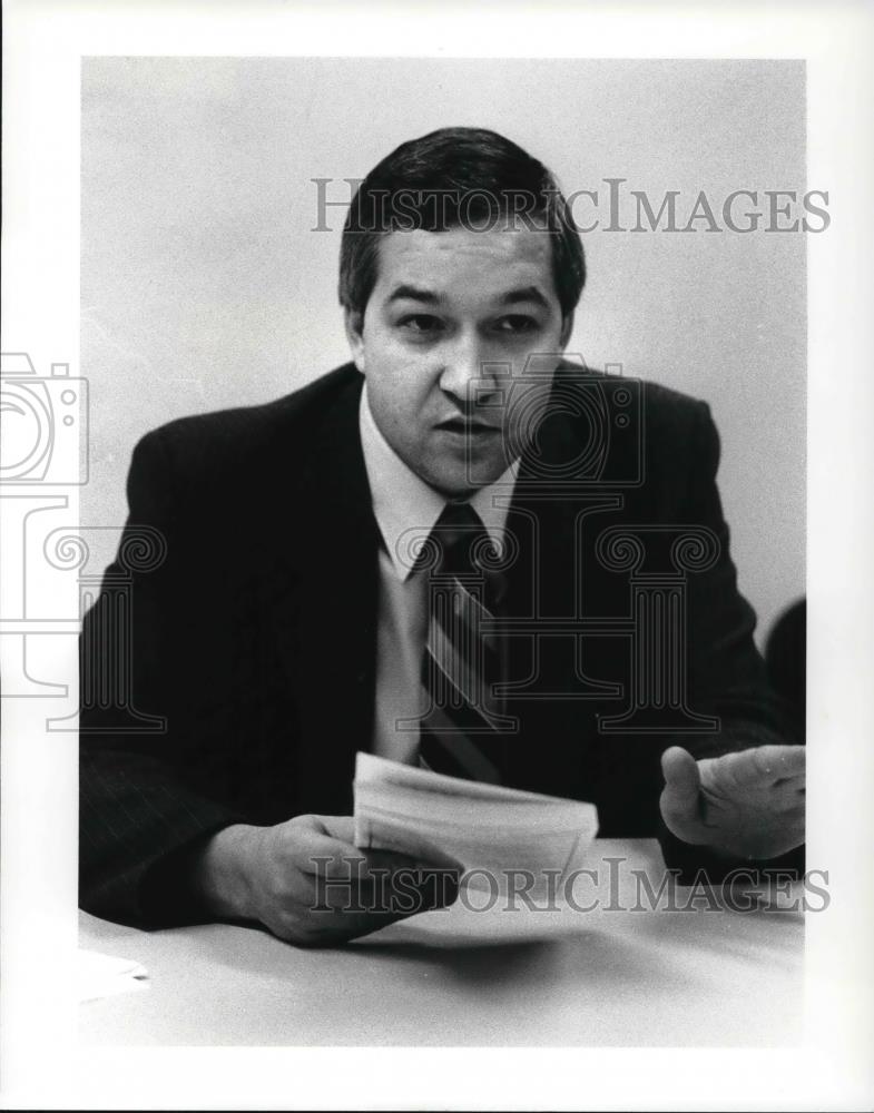 1986 Press Photo John La Fevre, author of How you really get hired book - Historic Images