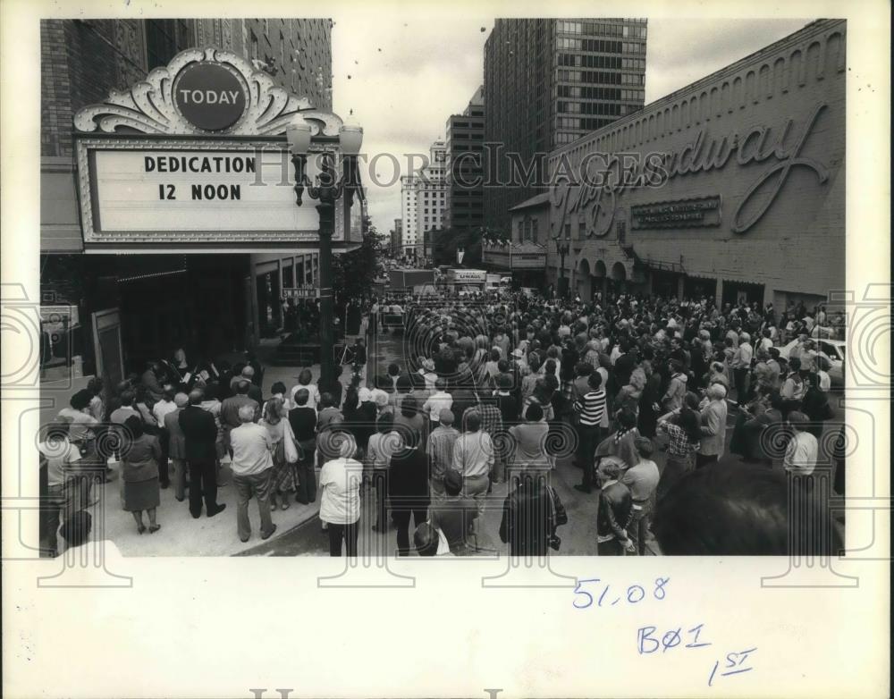 1984 Press Photo Dedication of Portlands Arlene Schnitzer Concert Hall - Historic Images