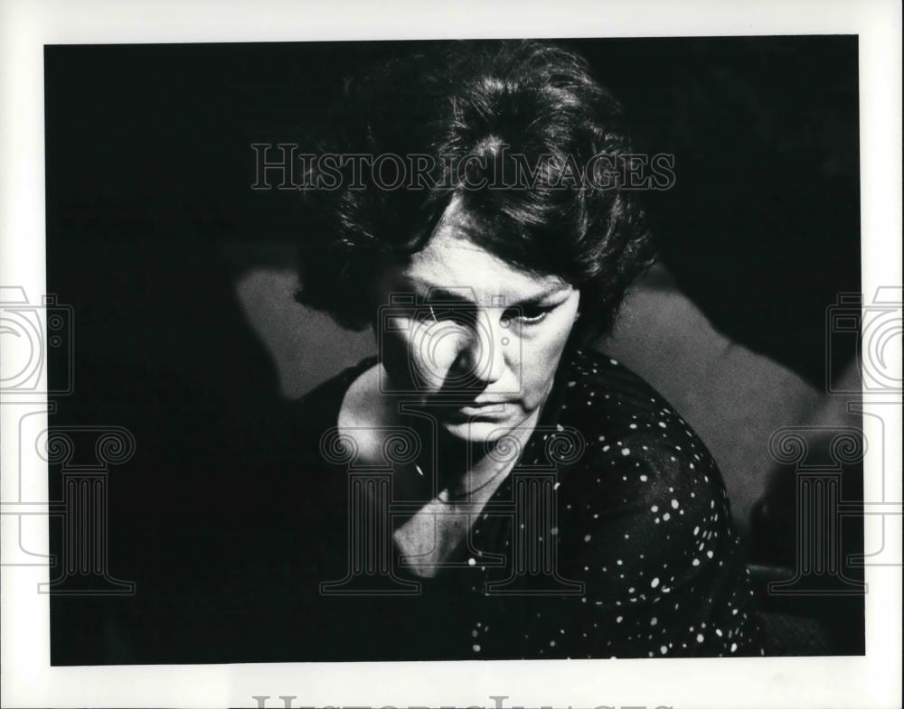 1986 Press Photo Warren Paxton Mother after hearing the Guilty Verdict - Historic Images