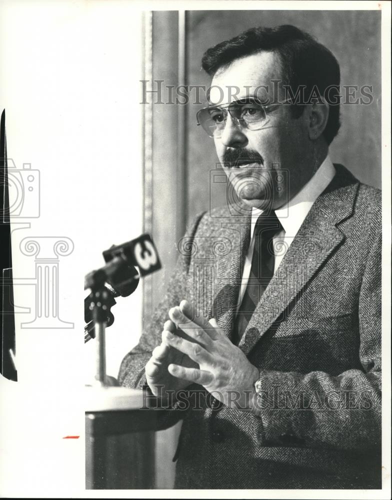 1981 Press Photo Gene Norris, Cleveland Auto dealers new head - Historic Images