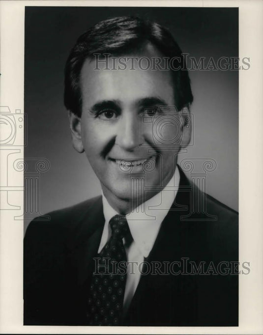 1985 Press Photo Bill Moore, vice president for Ohio Mattress Company - Historic Images