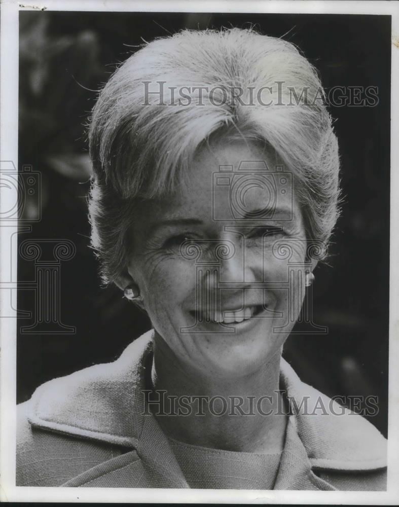 1972 Press Photo Jeanne Ehrichman husband President for Domestic affairs - Historic Images