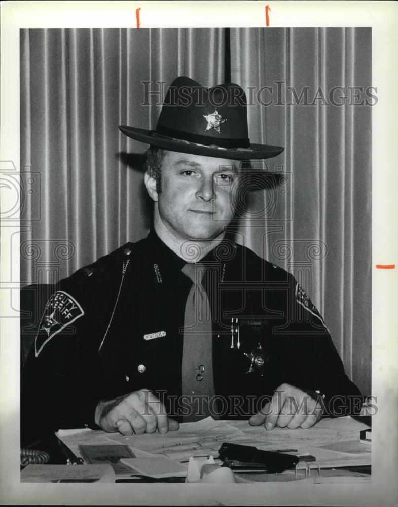 1979 Press Photo Sheriff Ribar Medina County - Historic Images