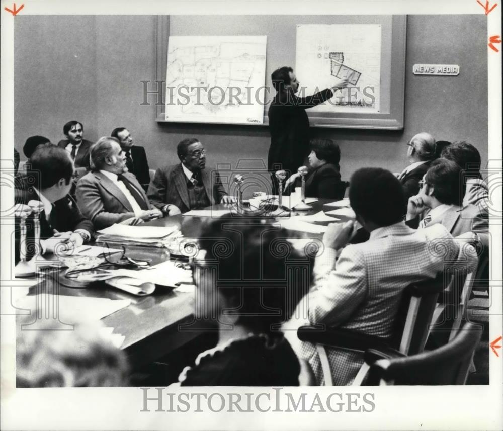 1981 Press Photo Hunter Morrison of the City Planning Commission - Historic Images