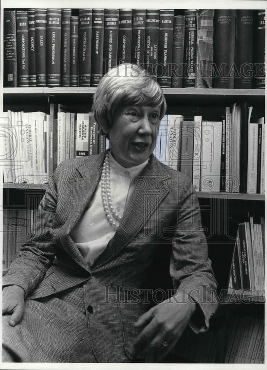 1982 Press Photo Lizabeth A. Moody, Federal judgeship candidate - Historic Images
